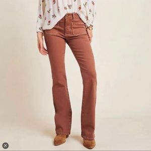 High-rise Skinny Boot Cut pants from Anthropology in perfect condition.